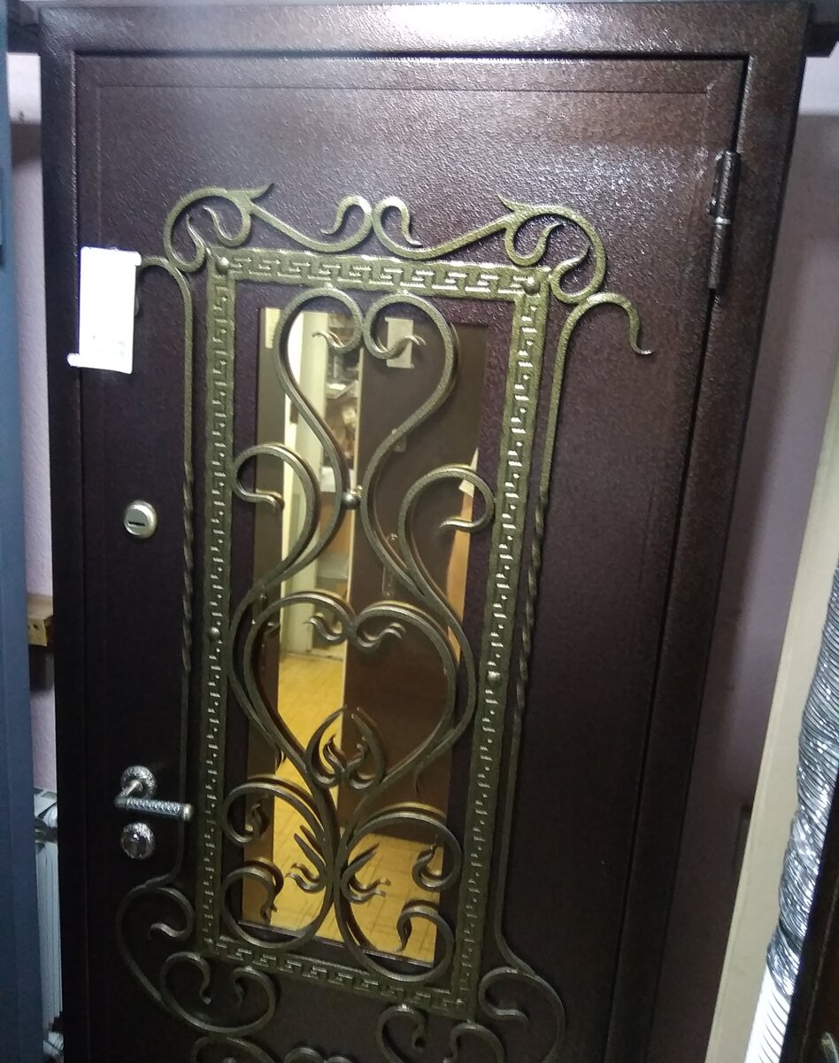 Стальная дверь с порошковой покраской