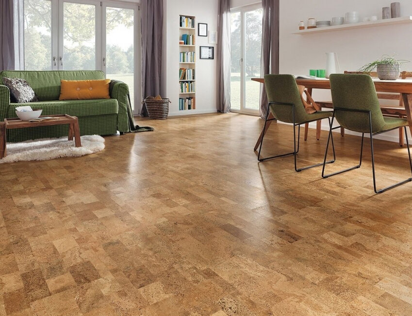 Пробковый пол