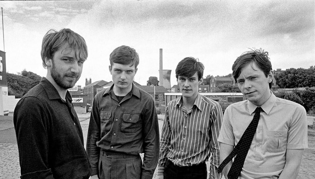 Joy Division: слева-направо Питер Хук, Йен Кертис, Стив Моррис и Бернард Самнер