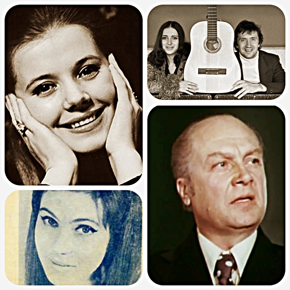 Друзья! Попробуйте угадать этих артистов. В комментариях напишите, кого узнали.