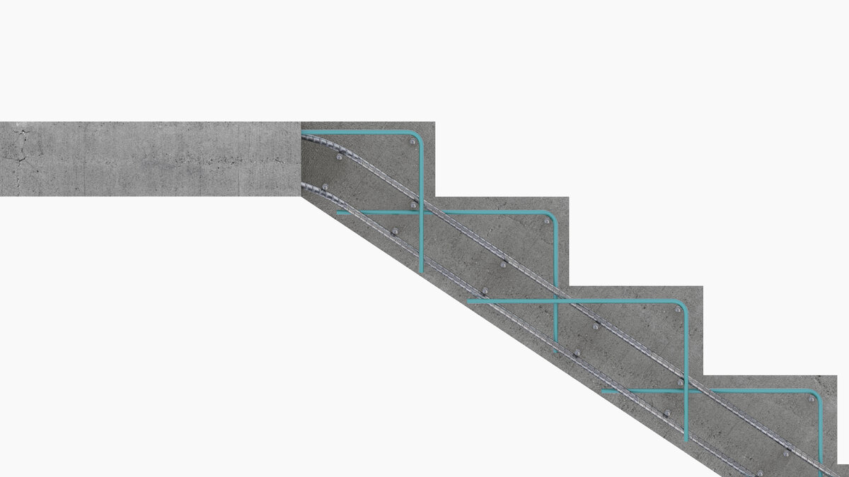 Армирование лестничного марша. | ПРОЕКТИРОВАНИЕ ЗДАНИЙ | Дзен