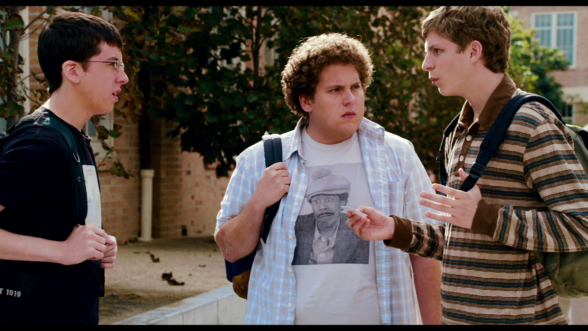 Главные герои: Фогель("МакТрахер"), Сэт и Эван