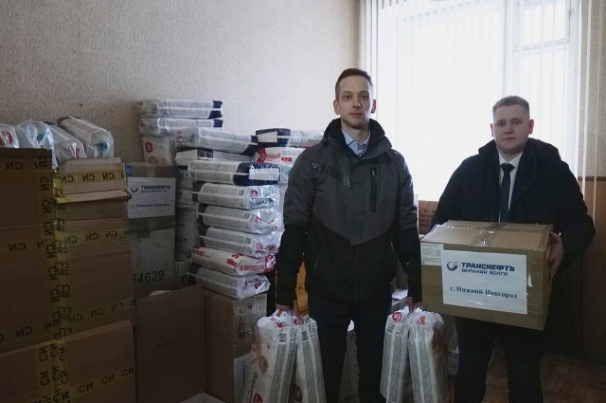    Тонну гуманитарной помощи жителям ДНР отправила «Транснефть–Верхняя Волга»