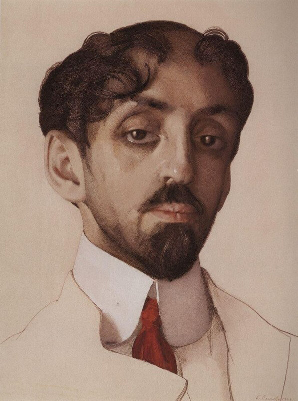 Михаил Кузмин. Эскиз рисунка Константина Сомова. 1909 год. 
© Wikimedia Commons