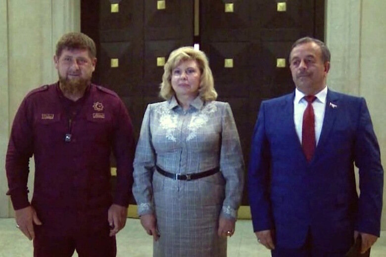 Рамзан Кадыров и Татьяна Москалькова Фото: Инстаграм Рамзана Кадырова