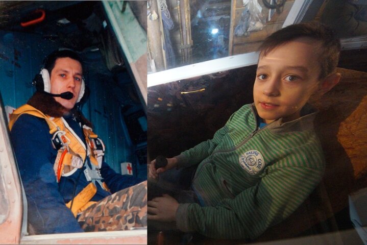 Ваня очень похож на своего отца Евгения