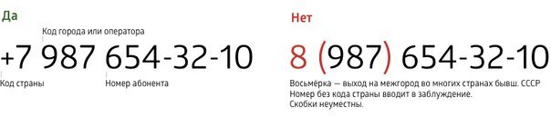 Продолжаем находить и делиться с вами познавательными статьями. На этот раз о том, как правильно писать телефонные номера.-2