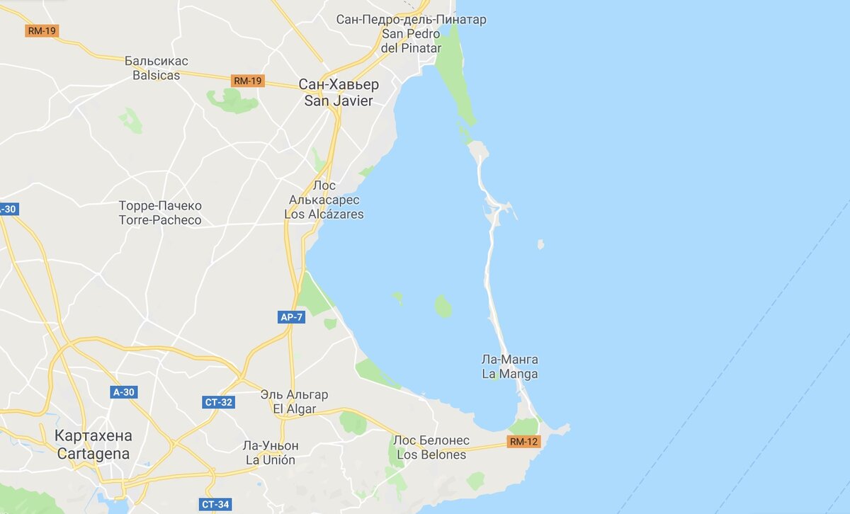 Скриншот "Google. Карты" 