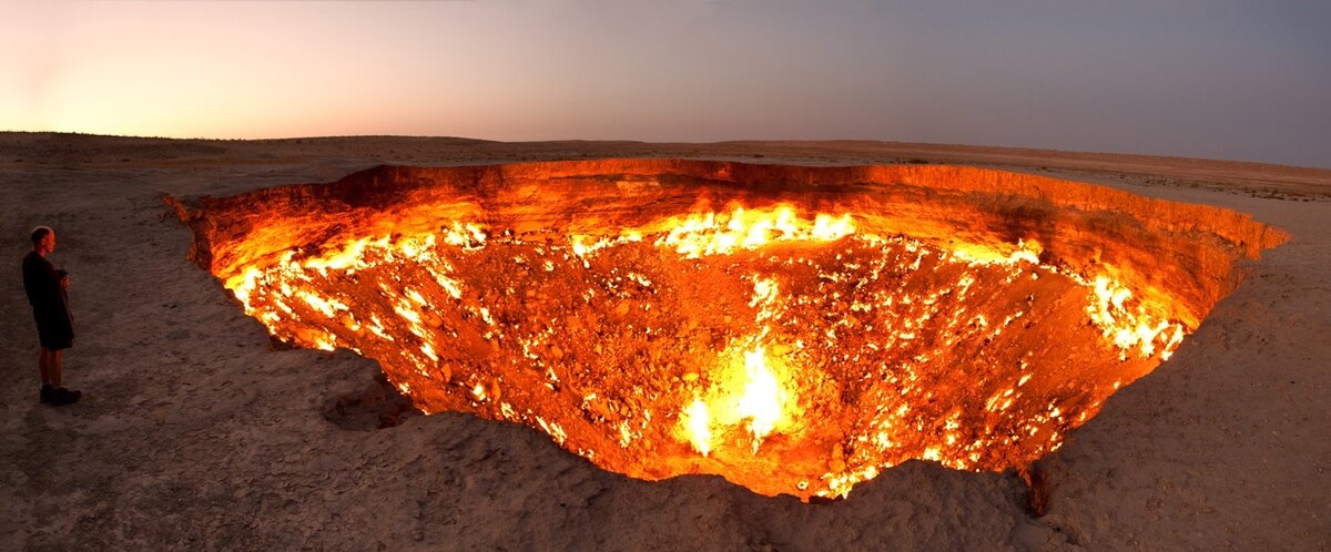 Кратер Дарваза. Фото из сети