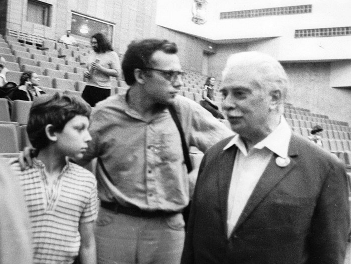 1984: Яков Окунь, Михаил Окунь, Олег Лундстрем (фото © Александр Забрин, из архива Якова Окуня)