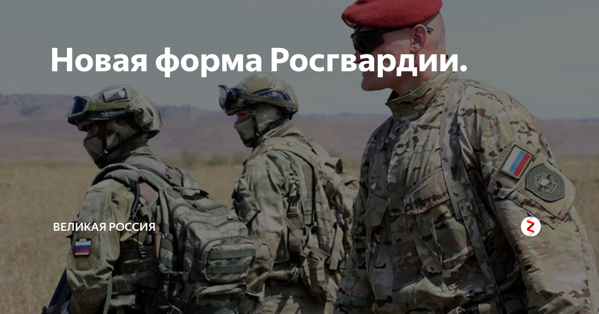 Новая форма Росгвардии. | Великая Россия | Дзен
