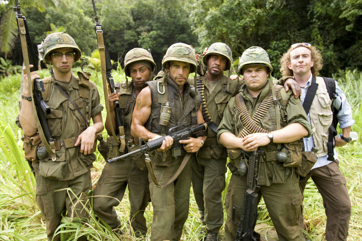 Кадр из фильма «Солдаты неудачи» (Tropic Thunder),2008 CC BY-SA 3.0