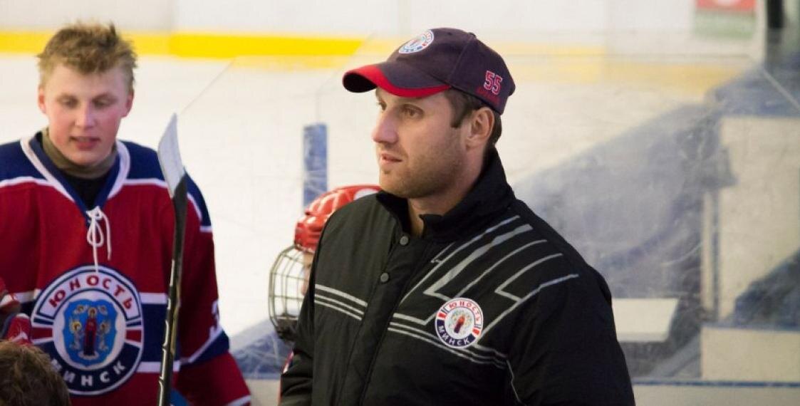 Аляксей Баранаў у "Юнацтве". Фота: belarushockey.com