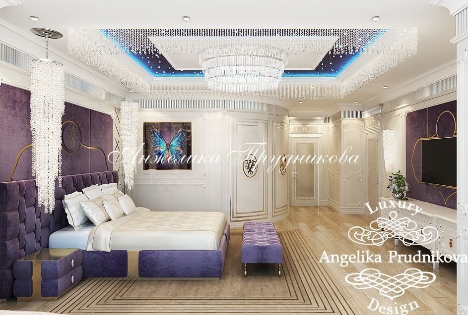 100 вариантов современного дизайна потолка в спальне