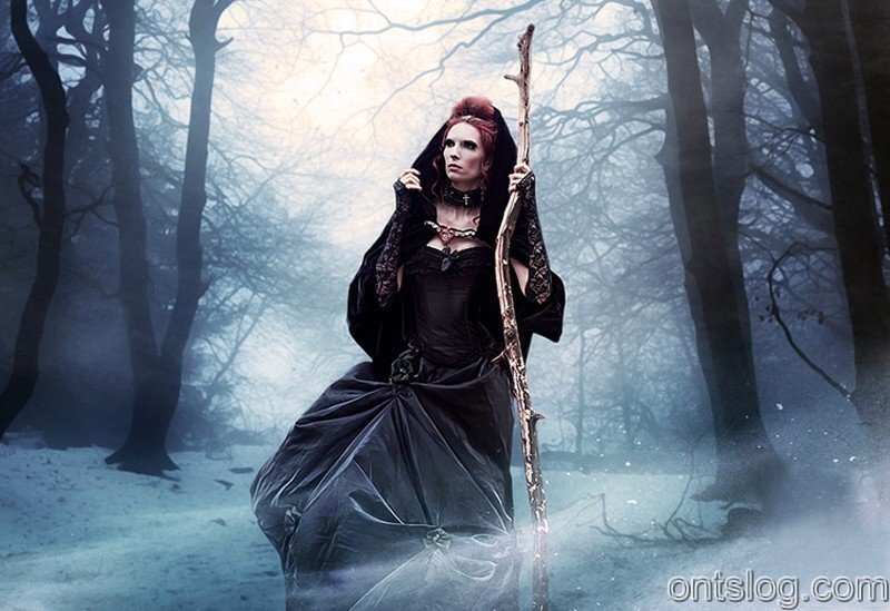 Знахарка темные глубины 43. Молл Дайер. Ведьмы Англии Молл Дайер. Девушка знахарка с двумя барсами зимой в горах арт.
