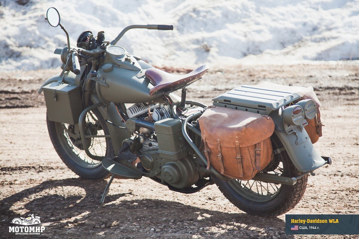 Harley Davidson РјРѕС‚РѕС†РёРєР» 1944