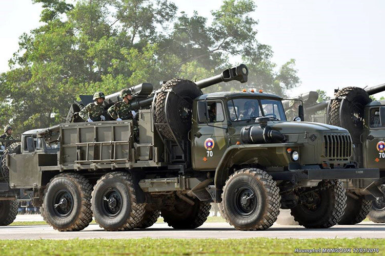САУ из Урала с гаубицей Д-30