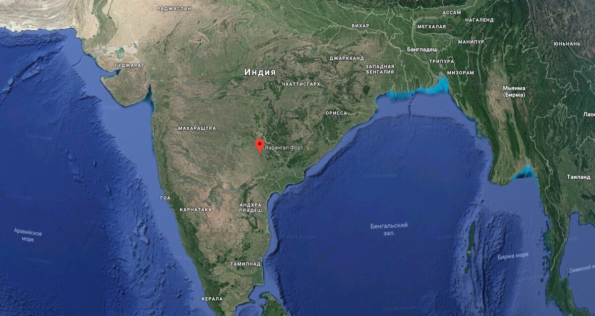 Бенгальский залив карта