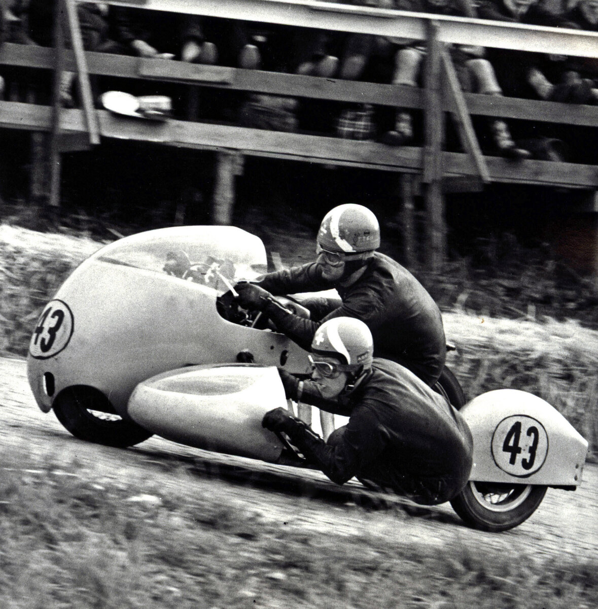 Sidecar Racers Vintage