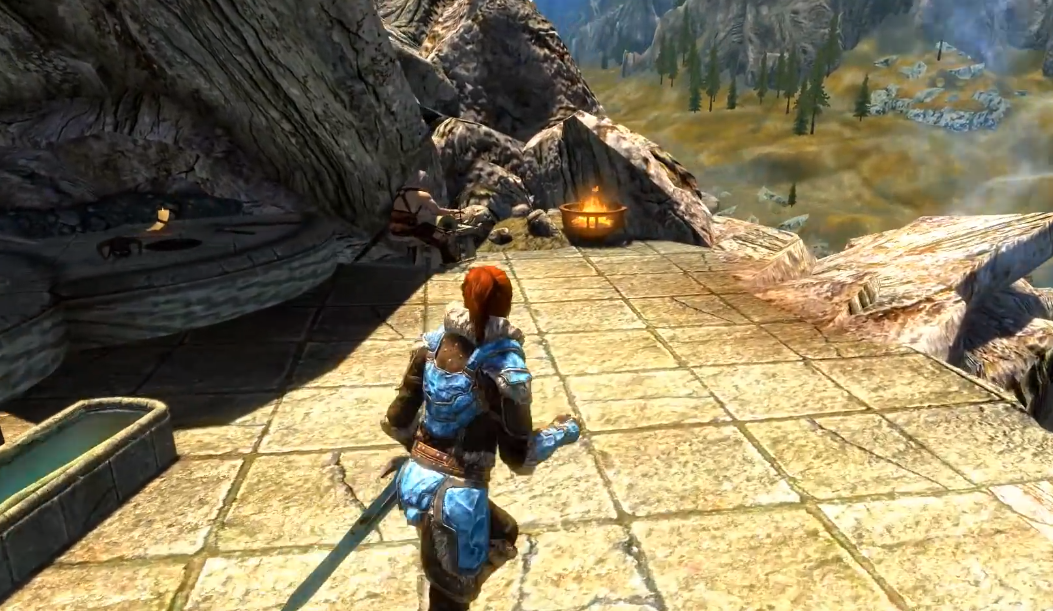 Это я - Йорлунд Серая Грива. А рядом - это один из путников, как тот первый. Теперь они приходят постоянно. 