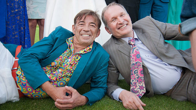 Кадр со съёмок «Сваты 7»