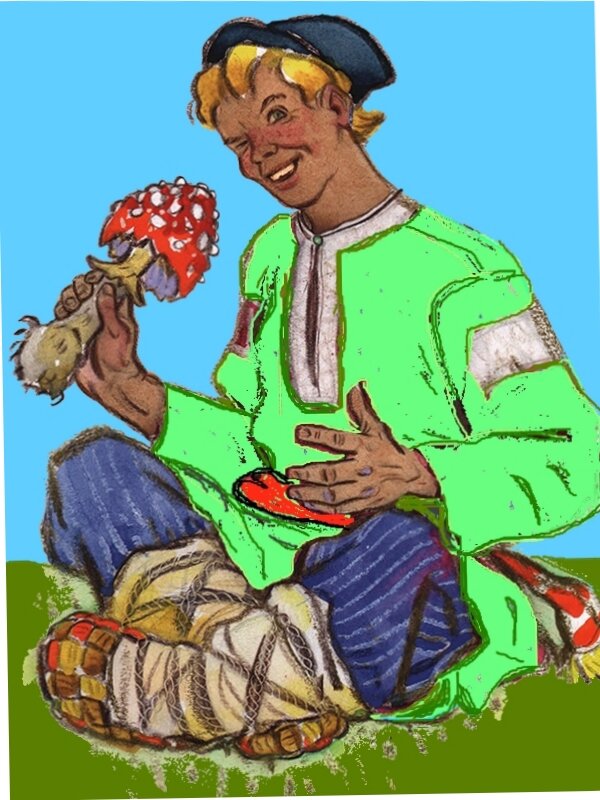 Иванушка дурачок рисунок