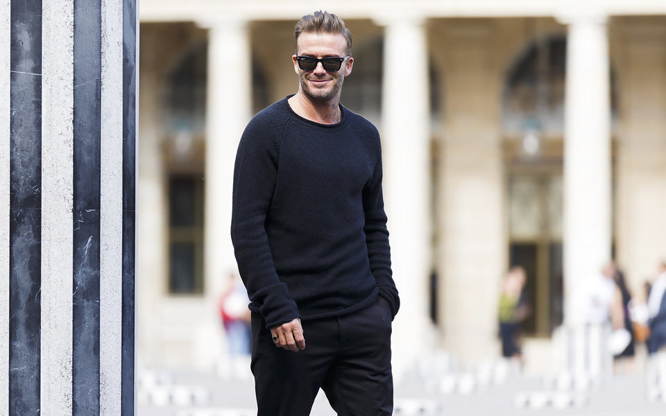 Дэвид Бекхэм в Париже, июнь 2016