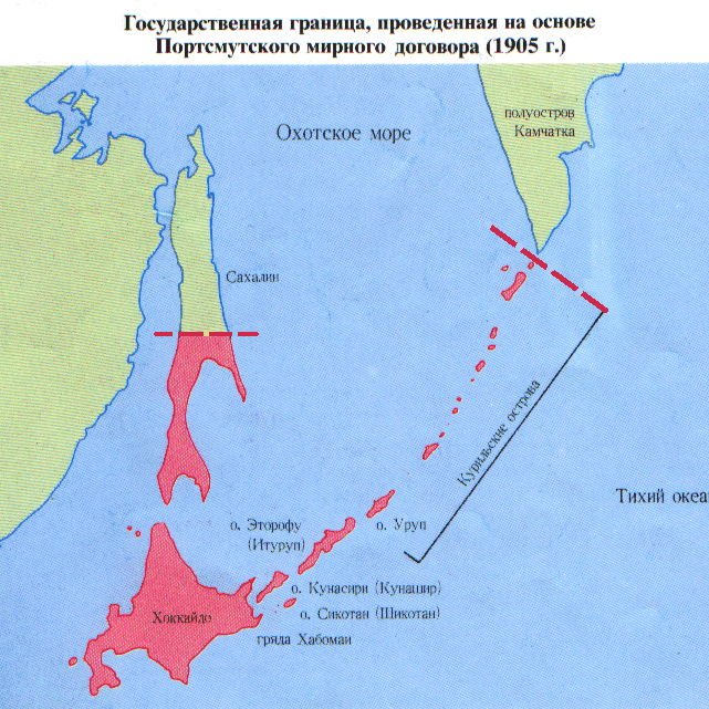 Граница россия япония