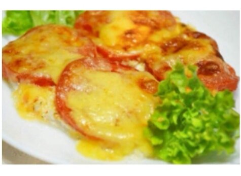 Курочка с помидорами и сыром