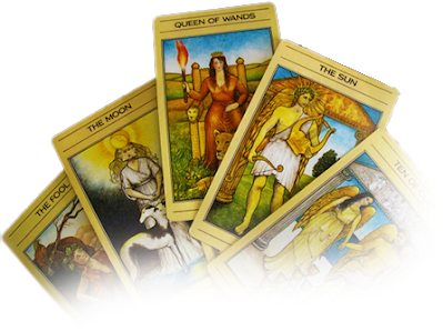 гадание на 4 картах на любовь и развитие отношений.