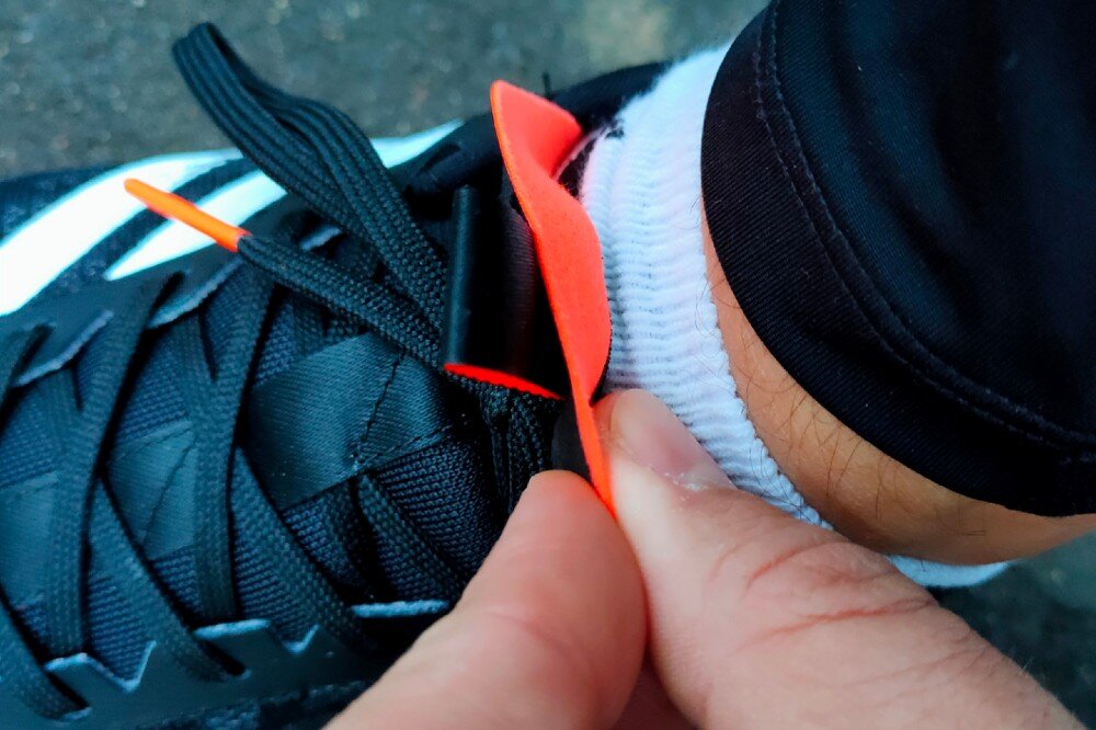 Сам язычок тонки и мягкий, очень комфортный.