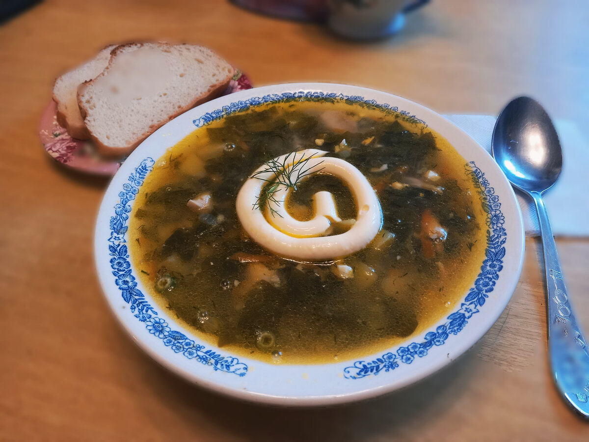 Вариант сервировки.