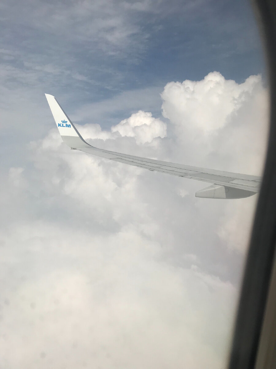 Фото автора. Пролетаем Францию. Летим в Амстердам.