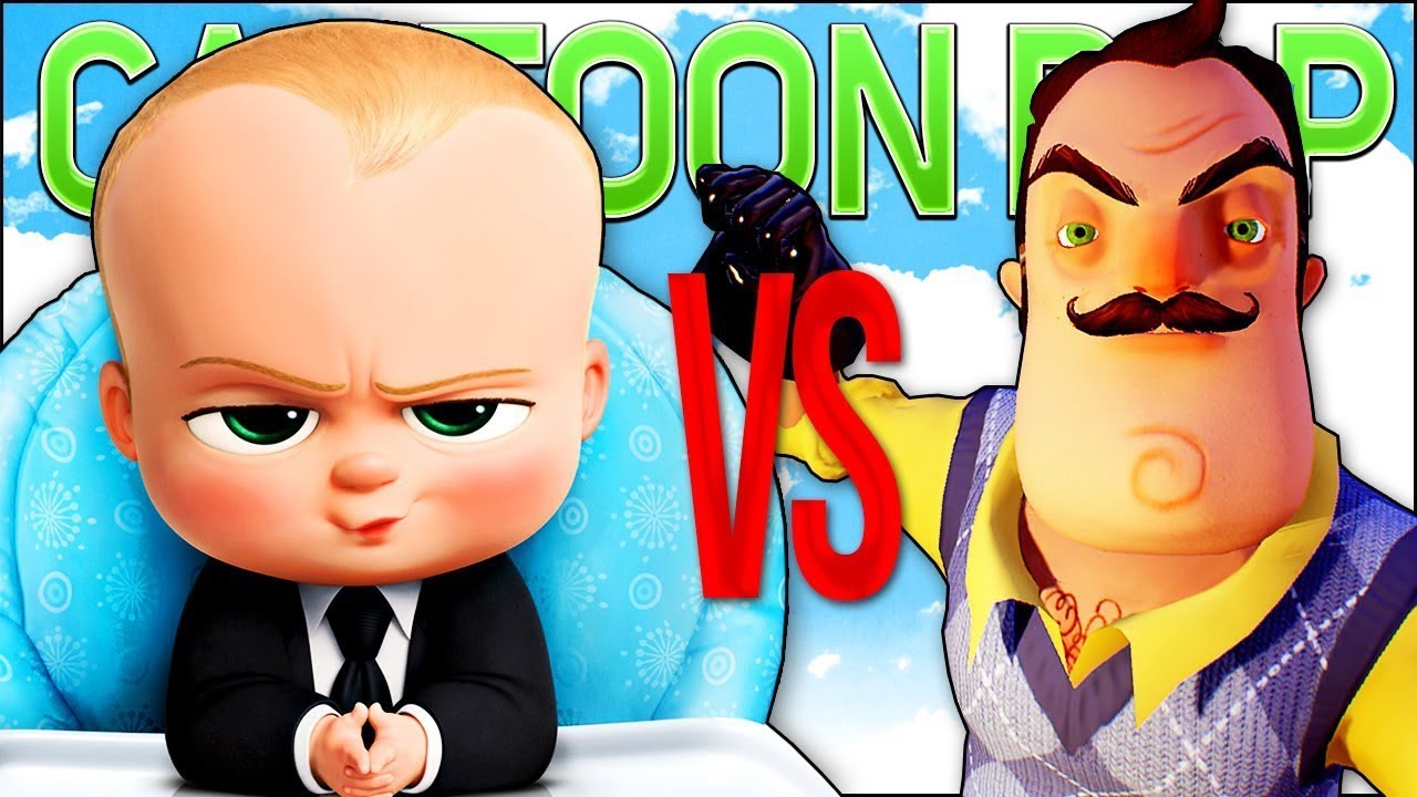 Сборник РЭП Мультфильмов (босс Молокосос Vs Привет Сосед) ТОП 5 | Top Best  Cartoon Compilation Boss