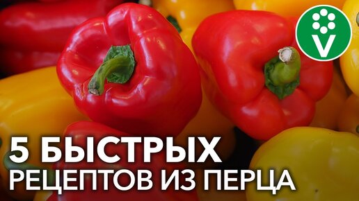 ПЕРЕЦ ЕДИМ ВСЮ ЗИМУ! Хитрость при заморозке перца +5 БЫСТРЫХ РЕЦЕПТОВ из перца на каждый день