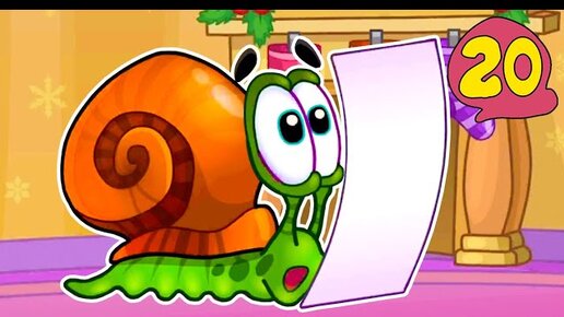 Супер Улитка Боб №20. Зимняя история. Часть 1. Мультик Игра Snail Bob 2 на канале Хвостик ТВ