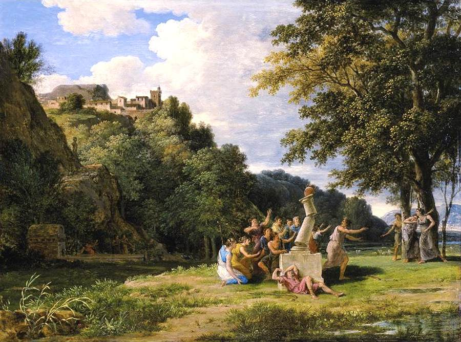 Пьер Анри де Валансьен. Аркадийский пейзаж. 1794 г.
