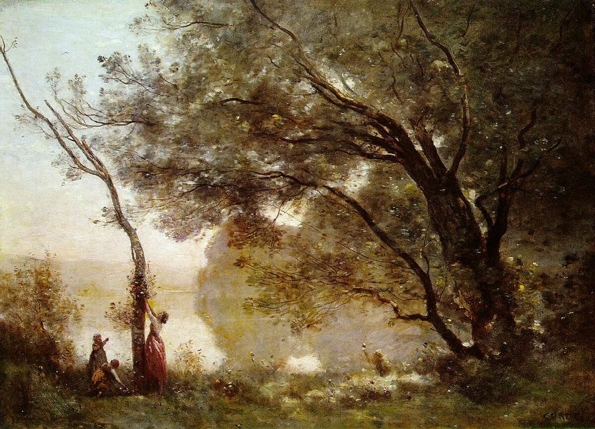 Камиль Коро. «Воспоминание о Мортефонтене», 1864. Источник: artrue.ru 