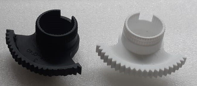 Шестеренка дроссельной заслонки, напечатанная на 3D-принтере/IDD3D.ru