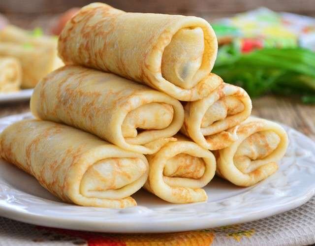 Блины с курицей