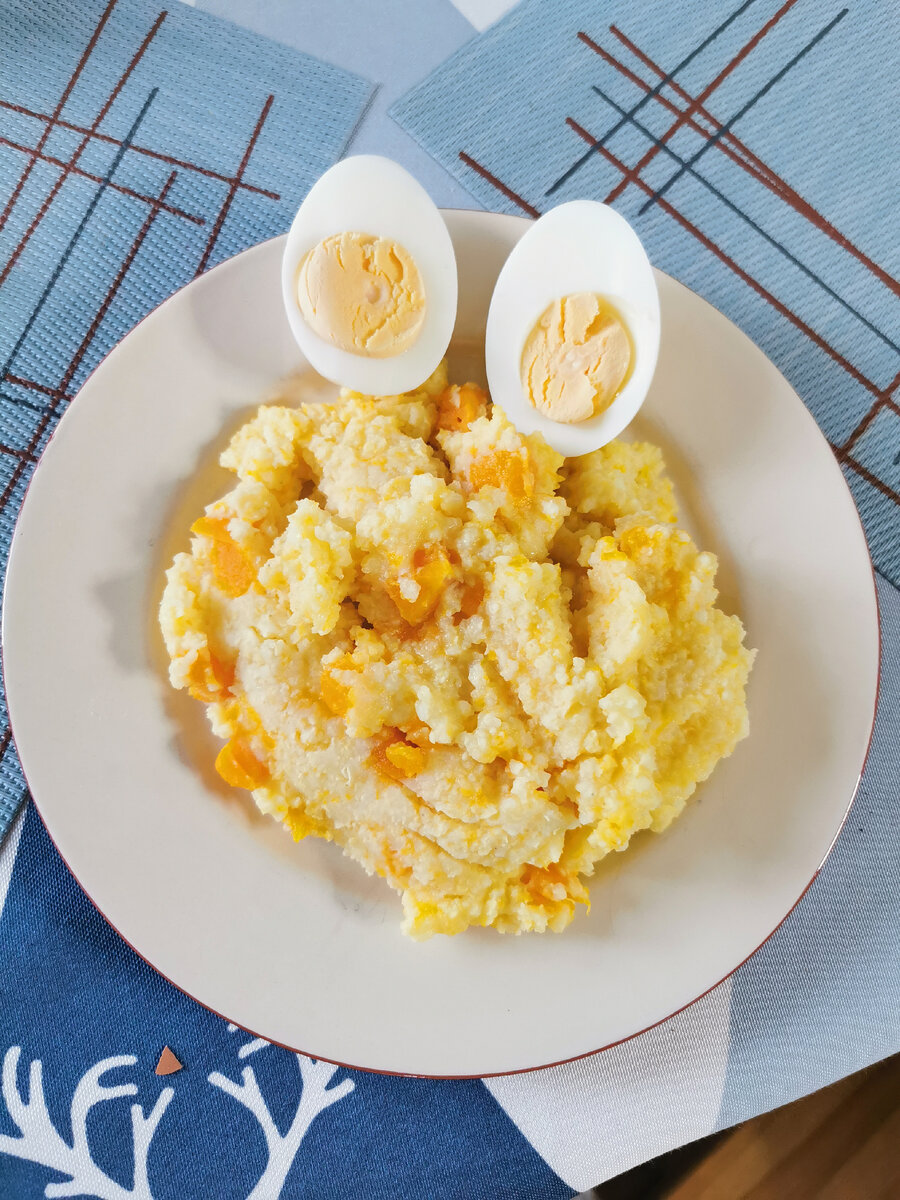 Мой вкусный и полезный завтрак.  Если добавить к каше яйцо, то чувство сытости не покинет вас еще очень долго. Очень важный критерий при выборе продуктов для похудения.