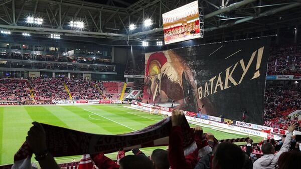    Стадион "Спартака" перед началом матча с "Зенитом"© РИА Новости / Александр Вильф