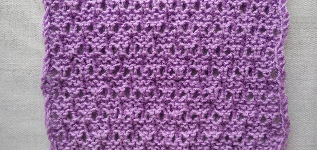 Изнаночная сторона узора