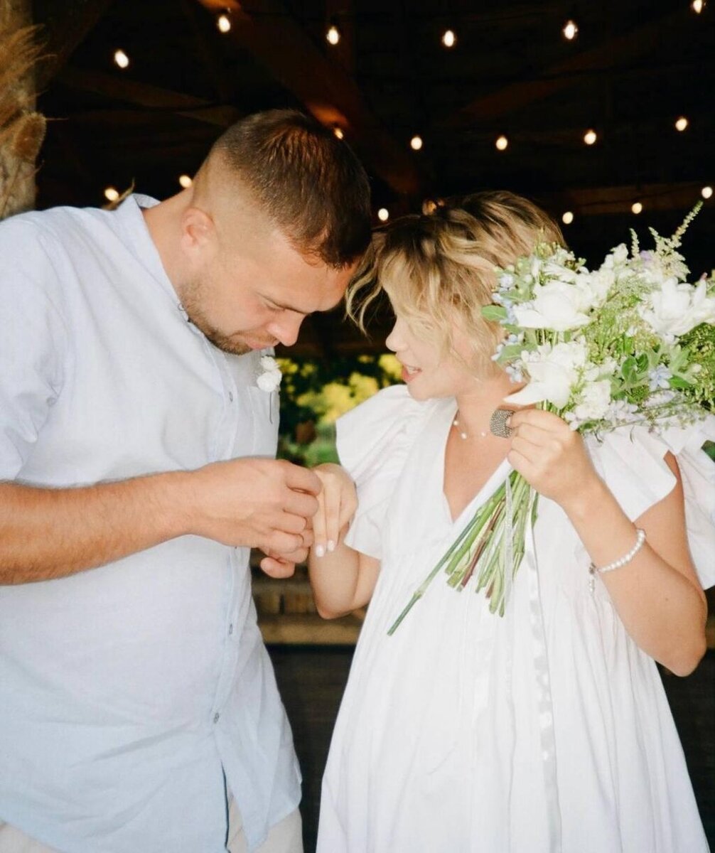    Ольга Кузьмина с мужем