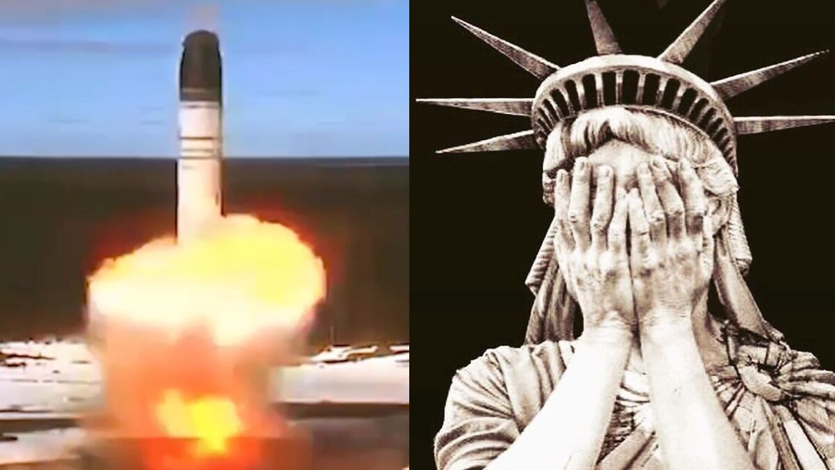 Запуск ракеты "Сармат"