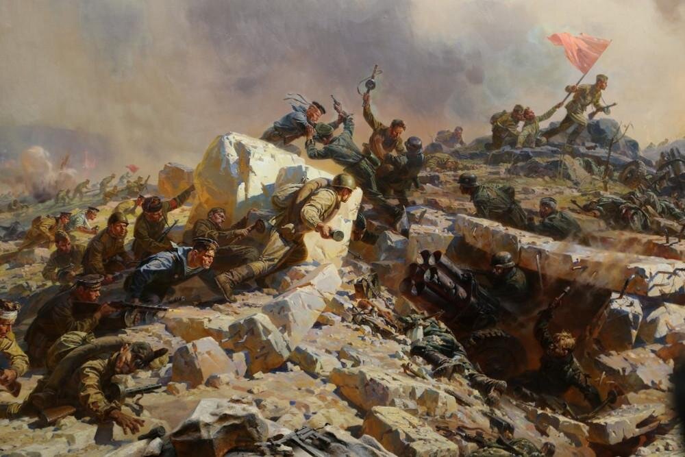 Штурм Сапун горы 7 мая 1944 года, худ. рук. СССР П. Т. Мальцев