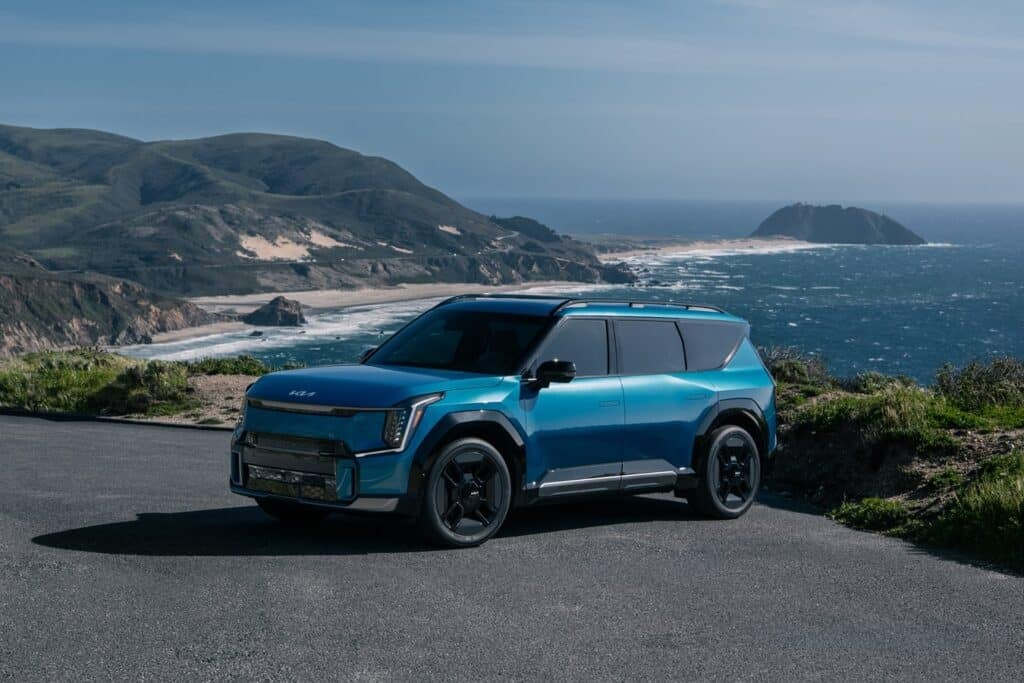 Kia EV9 2024 года. Здесь и далее в статье использованы фото компании Kia Motors America.