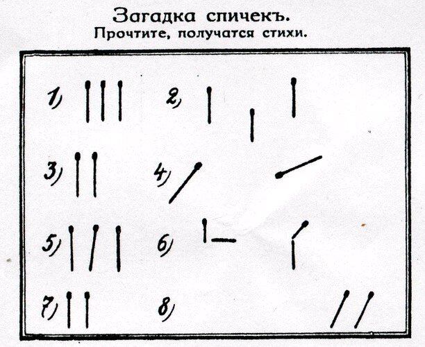 Загадка про спичку в темной комнате