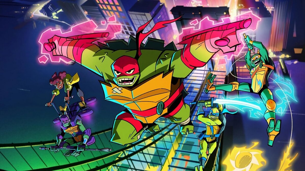 А) Почему они летают?  Б) Почему оружие светится?  В) Что это за палки у Рафа?