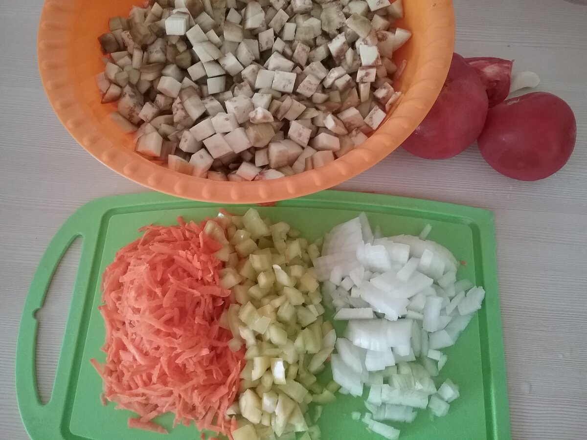"Икра" из баклажанов. Простой и быстрый рецепт.